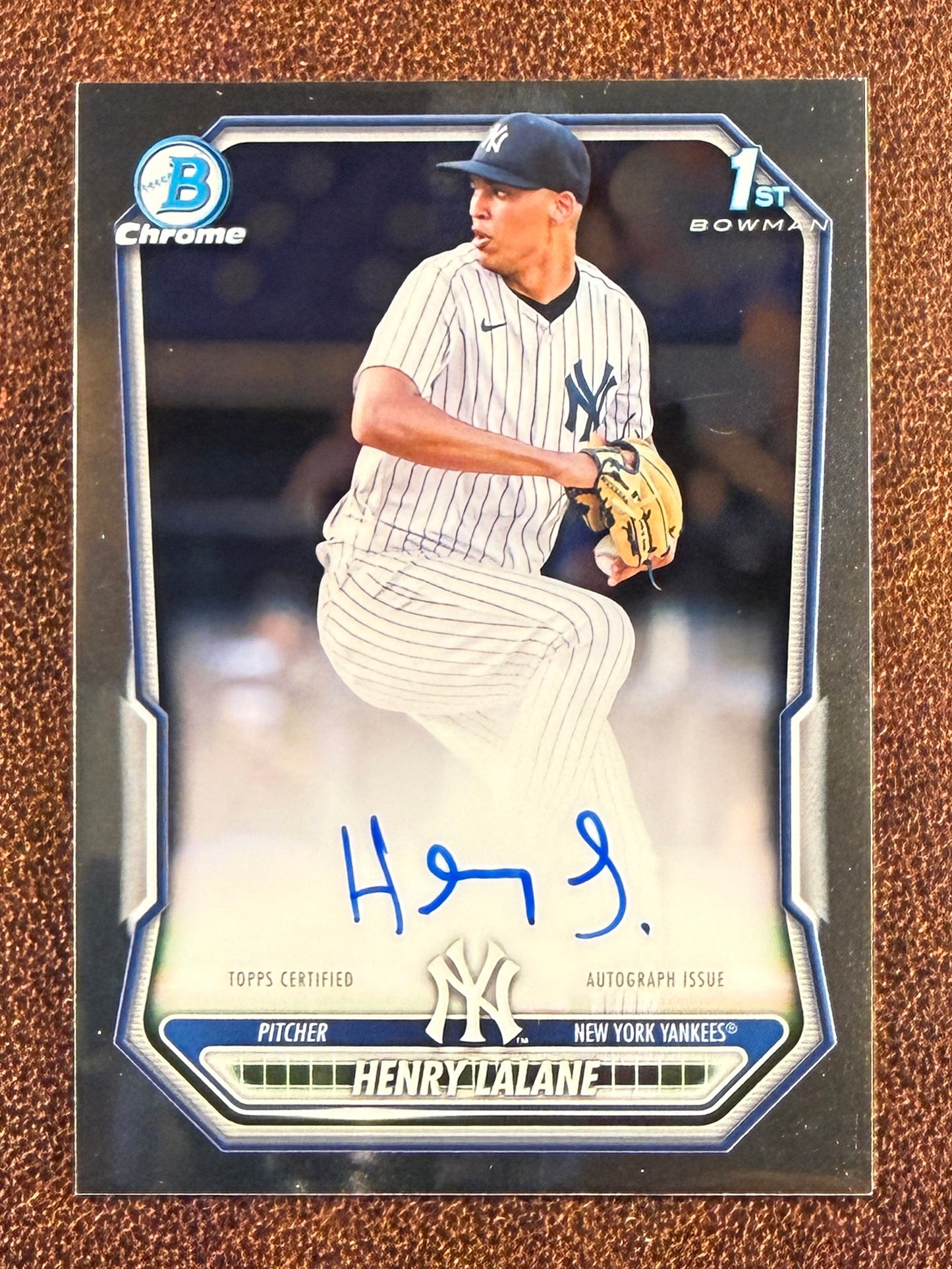 Henry Lalane - 2026 Bowman - 1st Bowman Chrome AUTO - Yankees