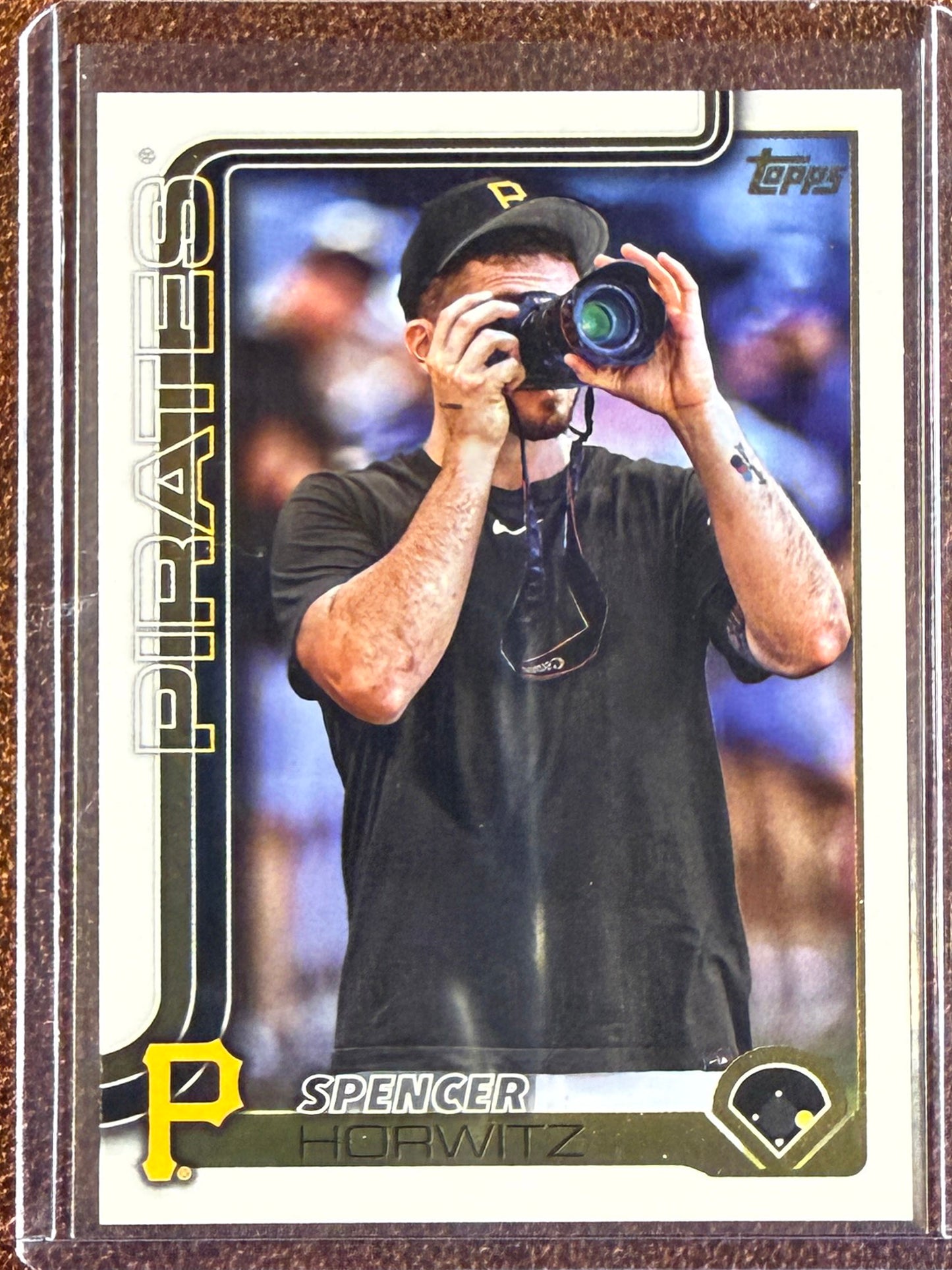 Spencer Horwitz - 2025 Topps Series 2 - Golden Mirror SSP - Pirates