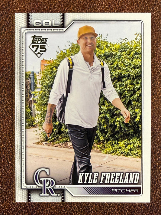 Kyle Freeland - 2026 Topps Series 1 - Golden Mirror SSP - Rockies