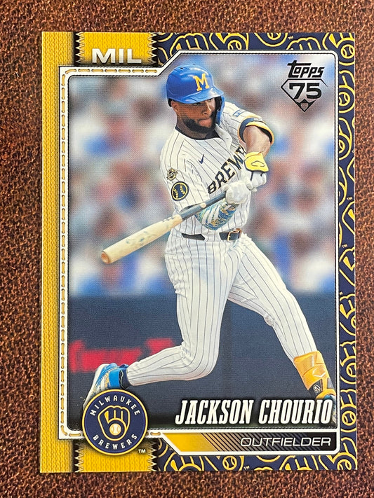 Jackson Chourio - 2026 Topps Series 2 - Team Border - Brewers