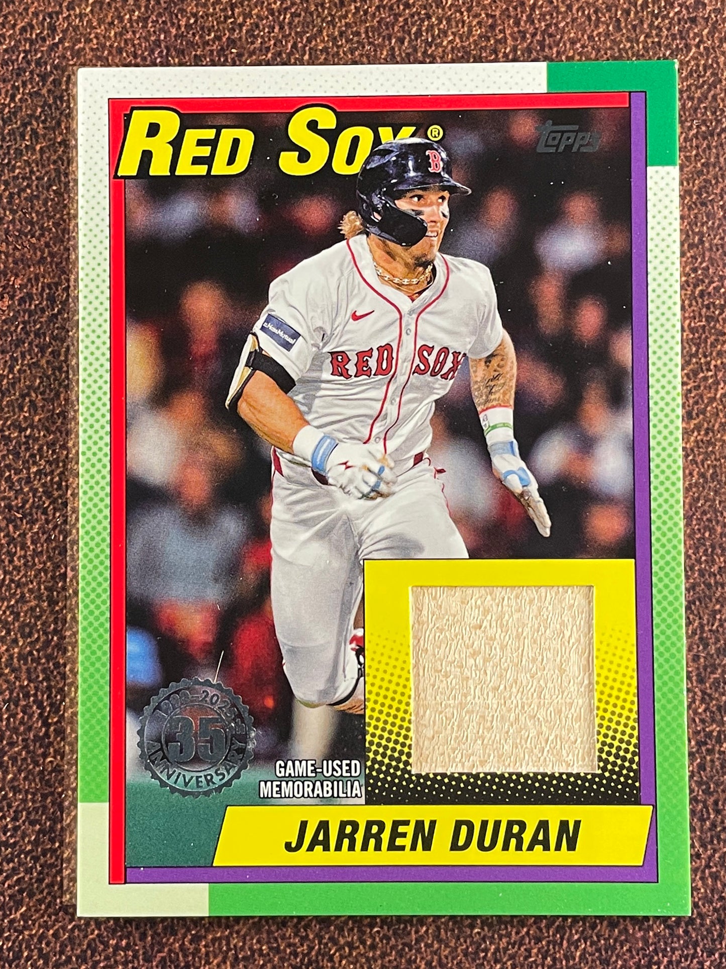 Jarren Duran - 2025 Topps Series 1 - 1990 RELIC - Red Sox