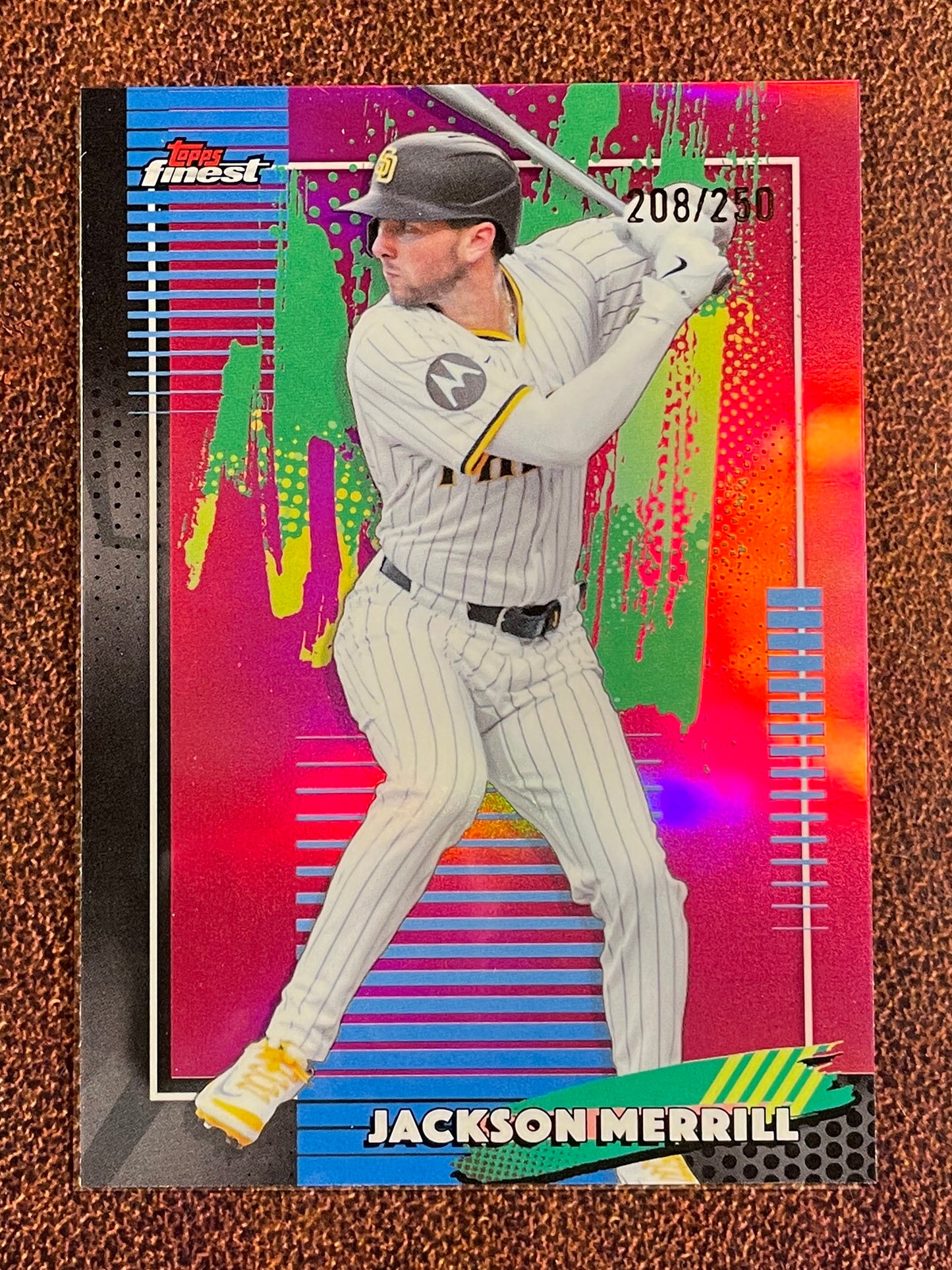 Jackson Merrill - 2026  Topps Finest - PINK Common /250 - Padres