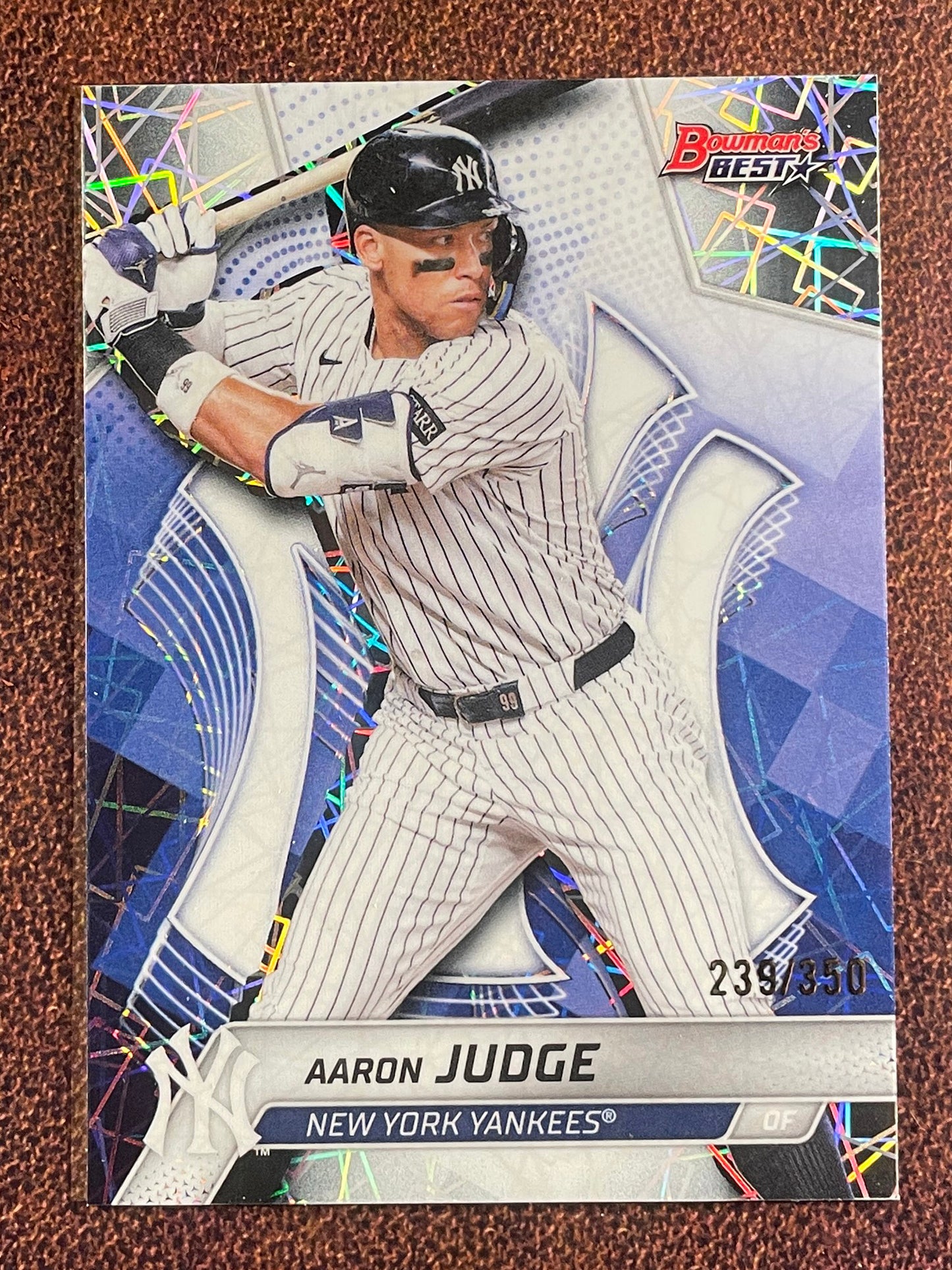 Aaron Judge  - 2025 Bowmans Best - Lazer /350 - Yankees