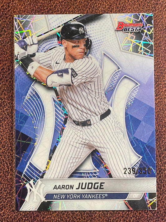 Aaron Judge  - 2025 Bowmans Best - Lazer /350 - Yankees