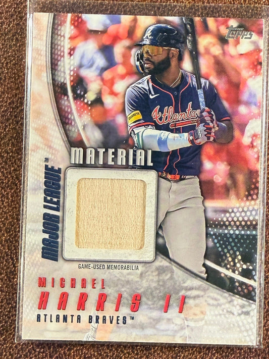 Michael Harris II - 2025 Topps Series 2 - Major League Material Game-Used RELIC - Braves