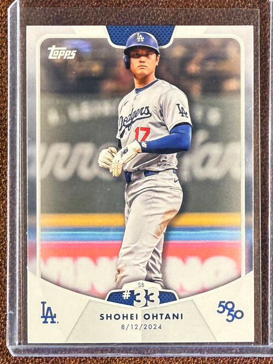 Shohei Ohtani - 2024 Topps 50/50 - SB #33 Base - Dodgers