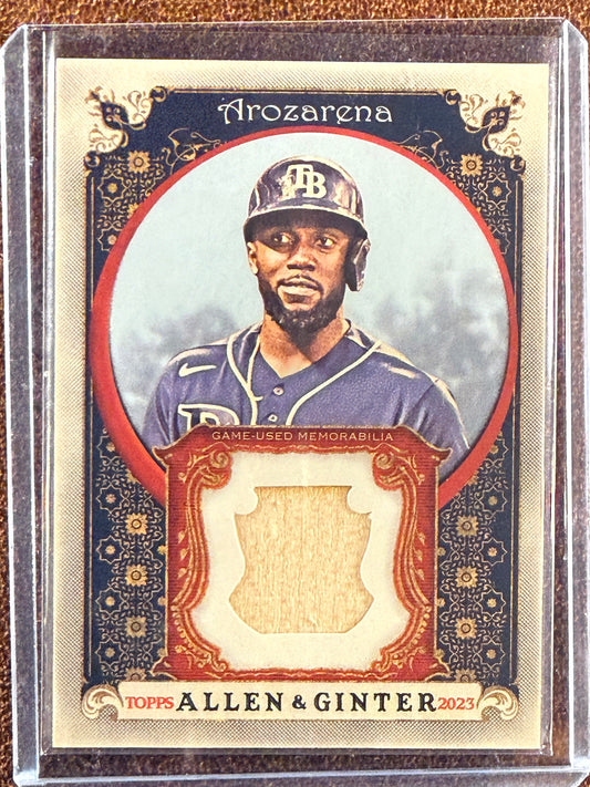 Randy Arozarena - 2023 Allen and Ginter - Game Used RELIC - Rays