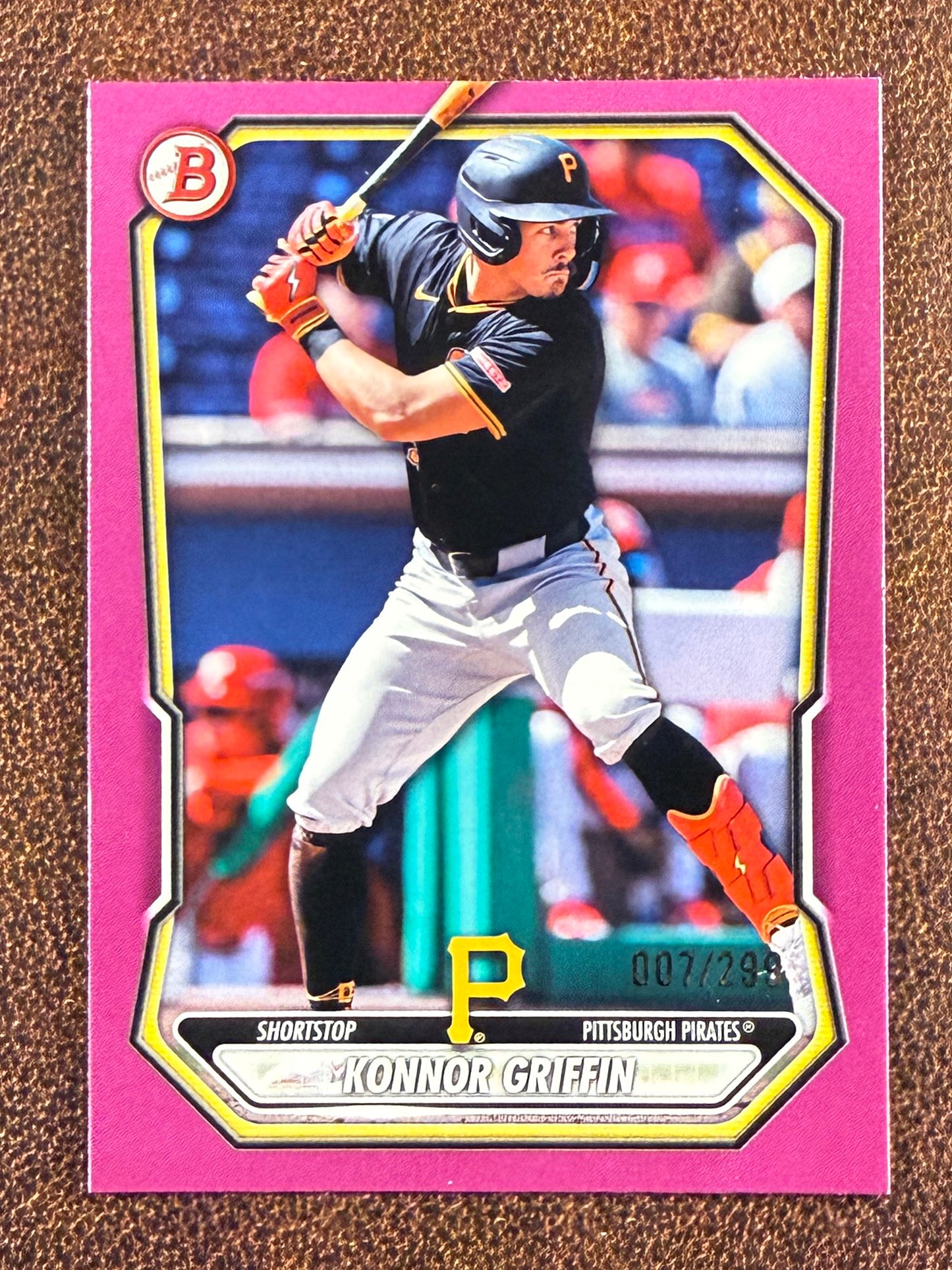 Konnor Griffin - 2026 Bowman - FUCHSIA Paper /299 - Pirates