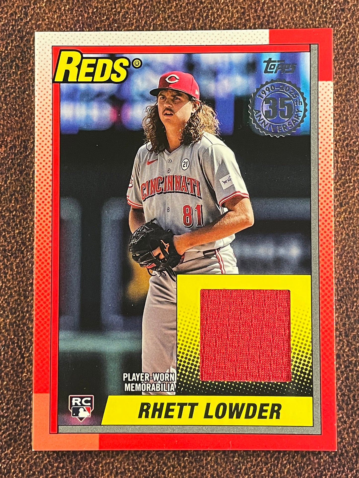 Rhett Lowder - 2025 Topps Series 2 - 1990 RELIC - Reds