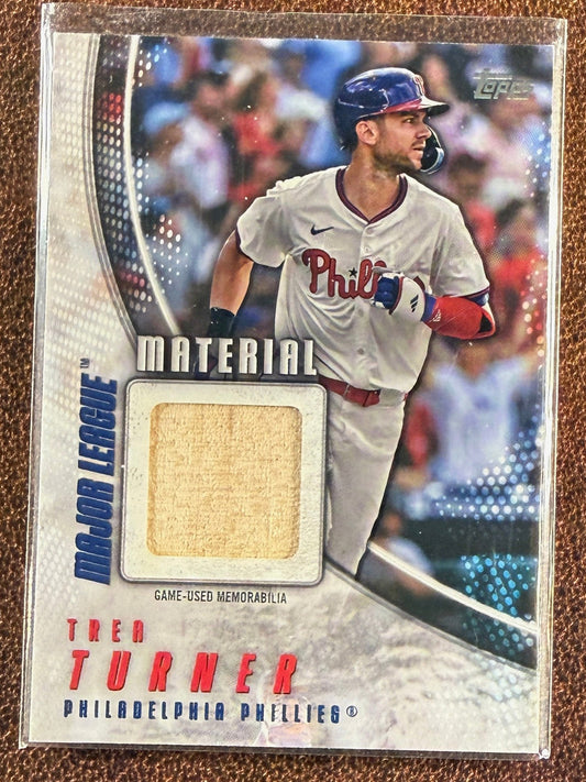 Trea Turner - 2025 Topps Series 1 - Major League Material Game-Used RELIC - Phillies