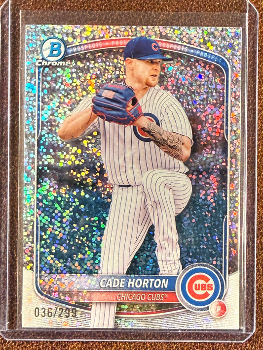 Cade Horton - 2025 Bowman Chrome - Sperkle /299 - Cubs