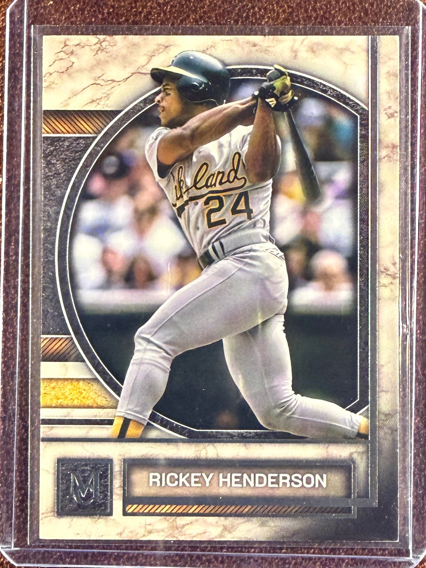 Rickey Henderson - 2025 Topps Museum Collection - Base #70 - Athletics
