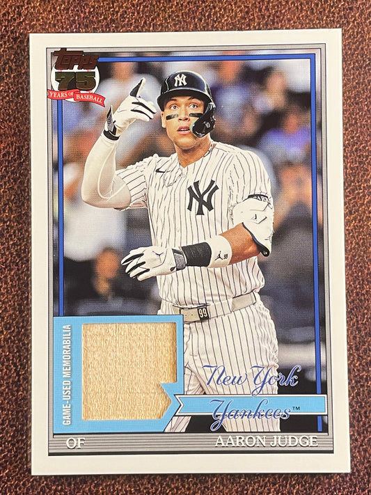 Aaron Judge - 2026 Topps Series 1 - 1991 RELIC - Yankees