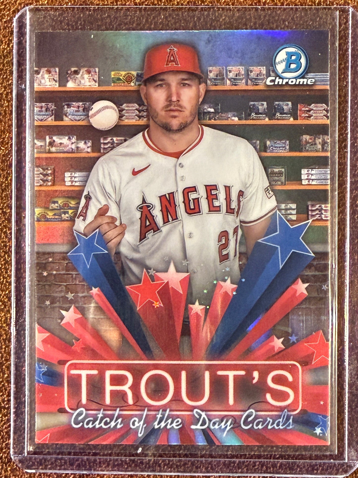 Mike Trout - 2025 Bowman Chrome - Hobby Stars - Angels