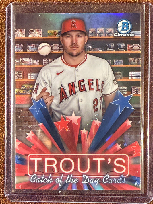 Mike Trout - 2025 Bowman Chrome - Hobby Stars - Angels