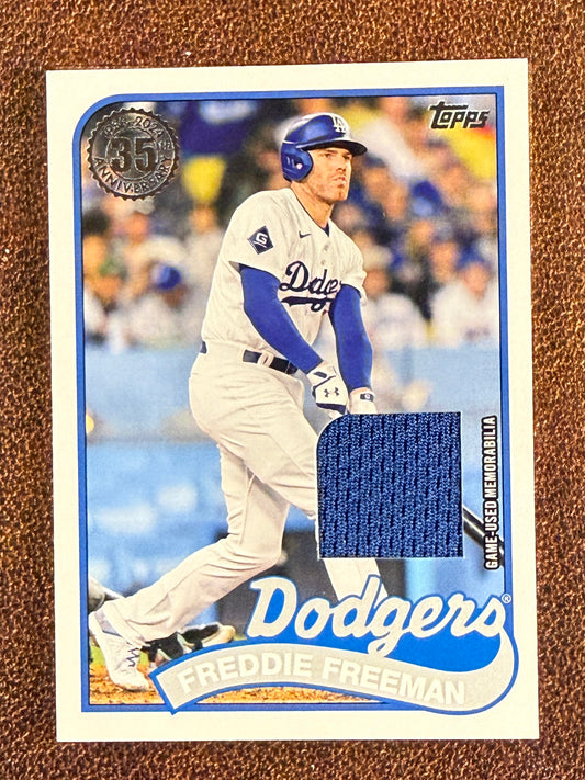 Freddie Freeman - 2024 Topps Update - 1989 RELIC - Dodgers