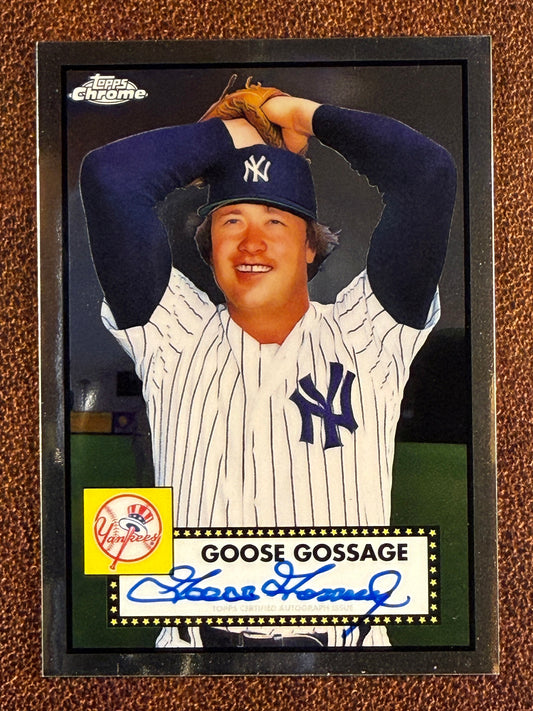 Goose Gossage - 2021 Topps Chrome Platinum Anniversary - AUTO - Yankees