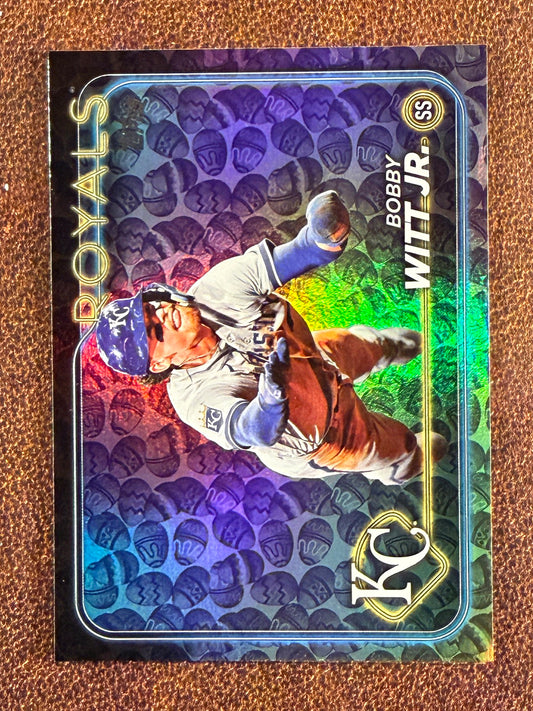 Bobby Witt Jr - 2024 Topps Series 1  - Holiday Easter Egg - Royals