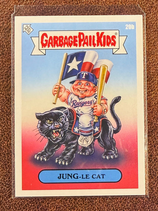 Josh Jung - 2023 Topps - Jung-Le Cat Garbage Pail Kids - Rangers
