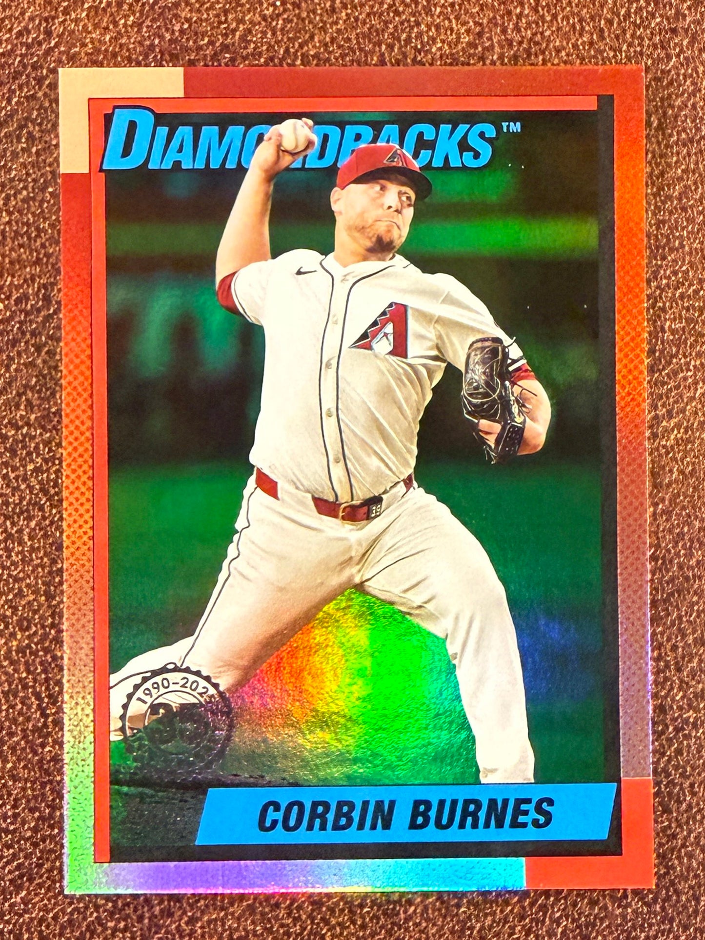 Corbin Burnes - 2025 Topps Update - GREEN Foil /99 - Diamondbacks