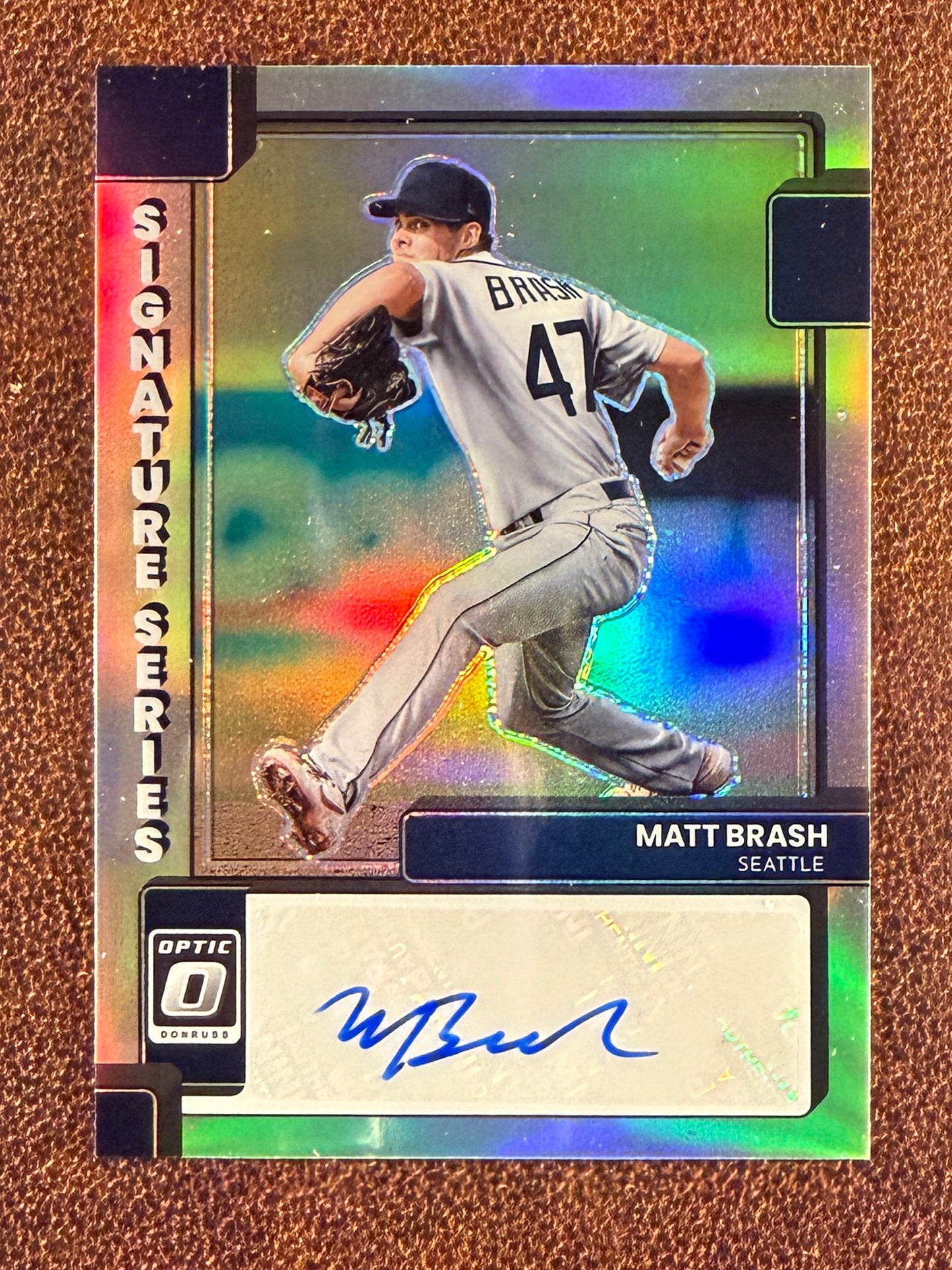 Matt Brash - 2022 Donruss Optic - Signature Series AUTO - Mariners
