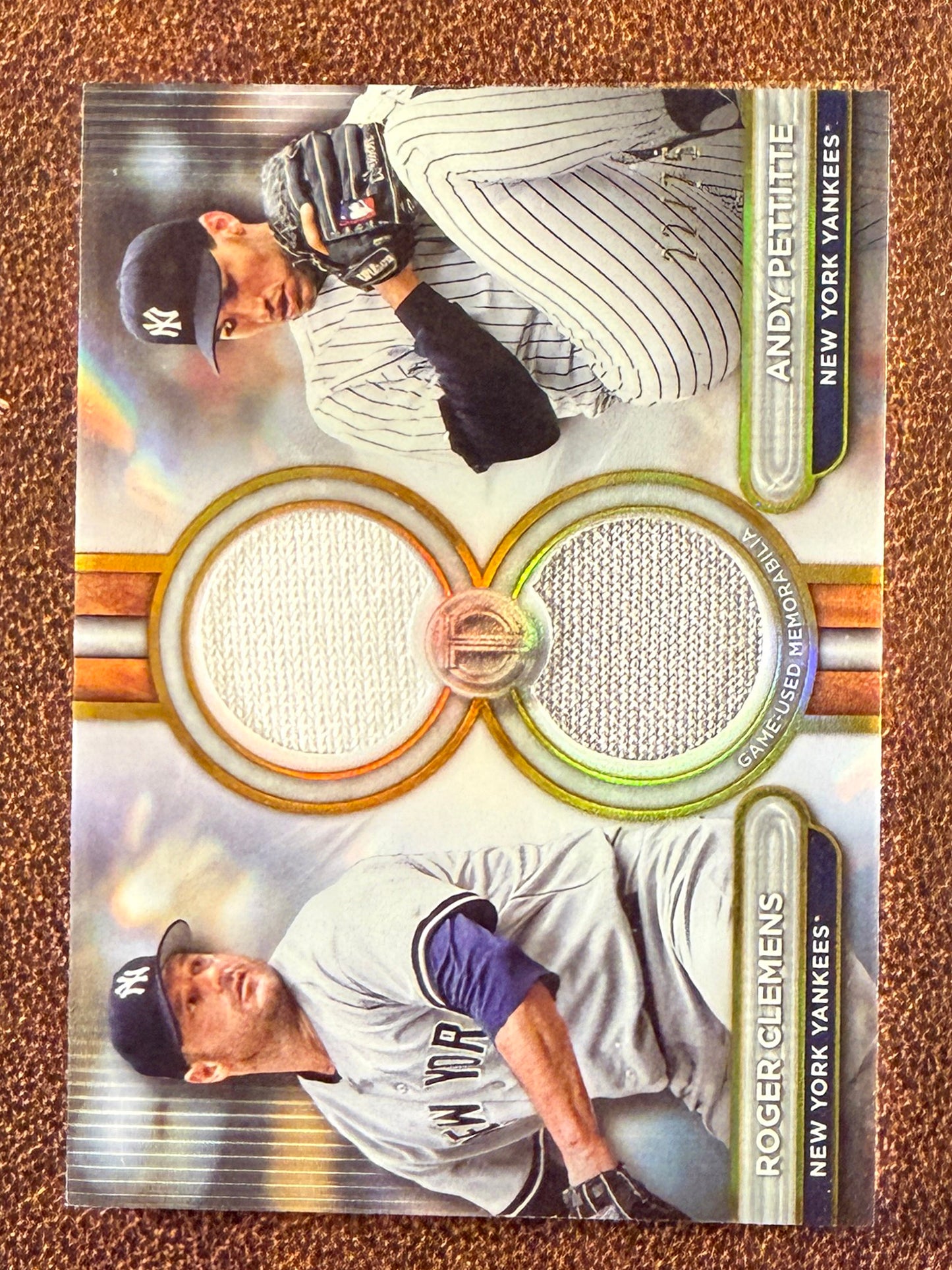 Roger Clemens/Andy Pettitte - 2024 Topps Tribute - DUAL RELIC /75 - Yankees