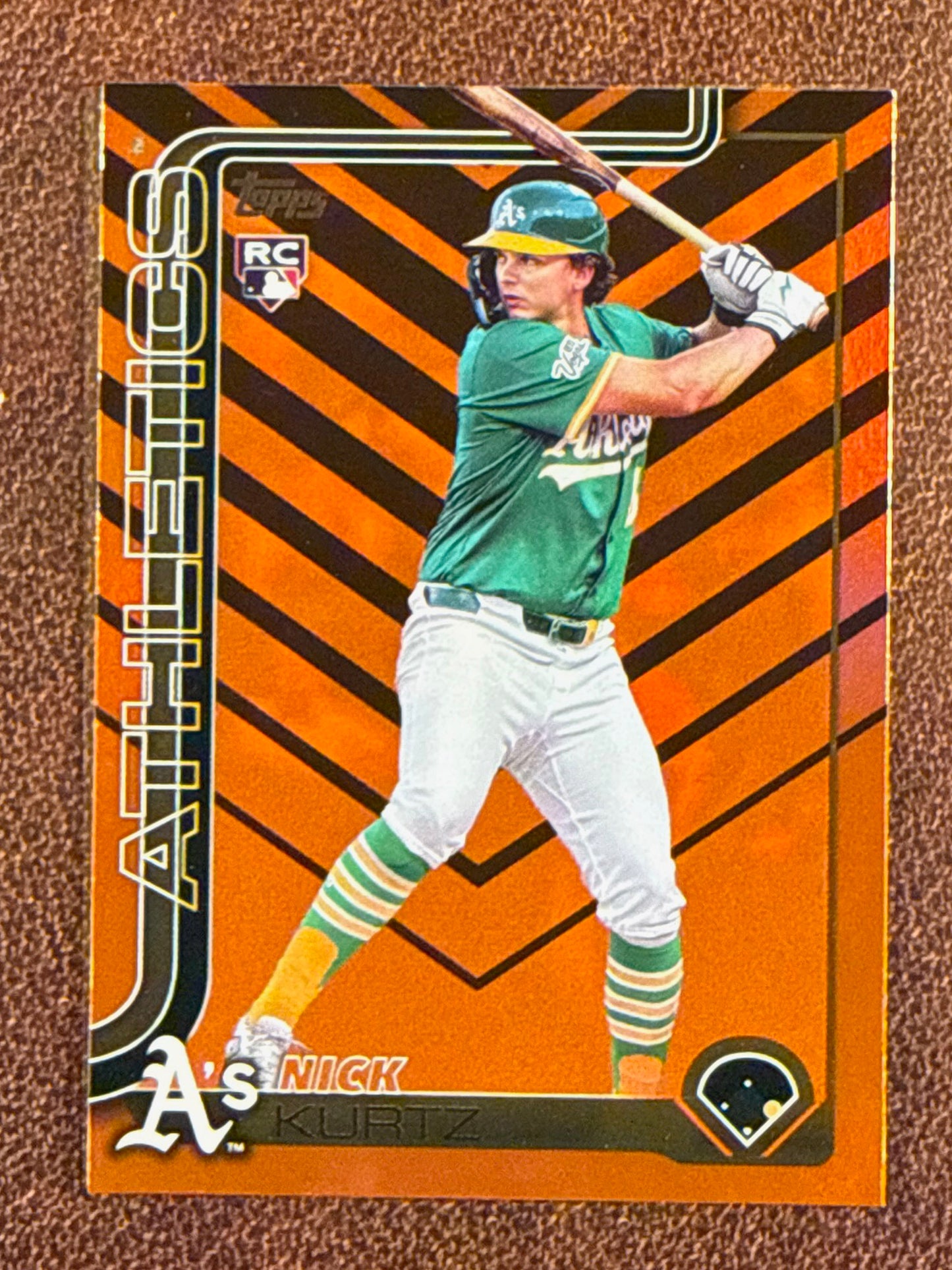 Nick Kurtz - 2025 Topps Update - Rookie Holiday Parallel - Athletics