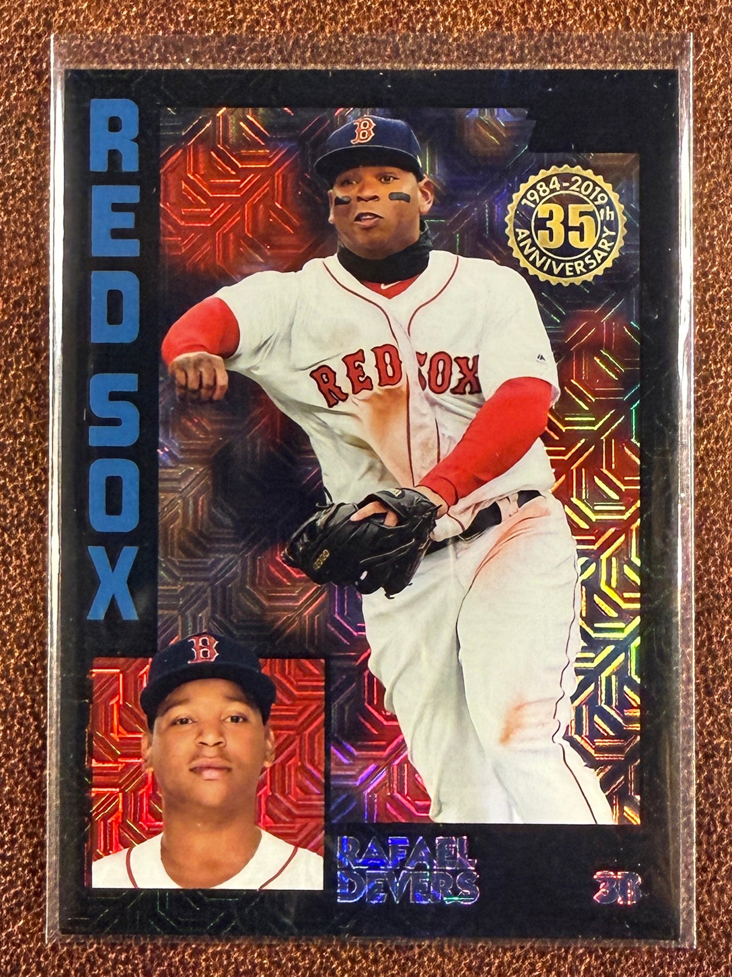 Rafael Devers - 2019 Topps Update - BLACK 1984 MOJO /199 - Red Sox