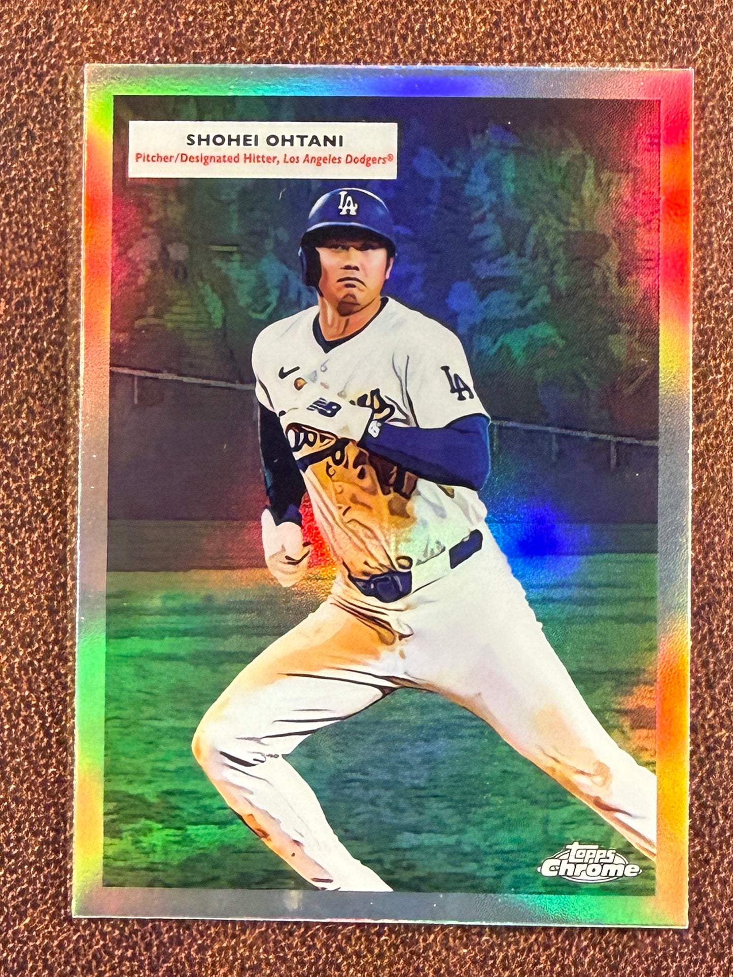 Shohei Ohtani/Sandy Koufax - 2025 Topps Chrome Platinum - Double Header Refractor - Dodgers