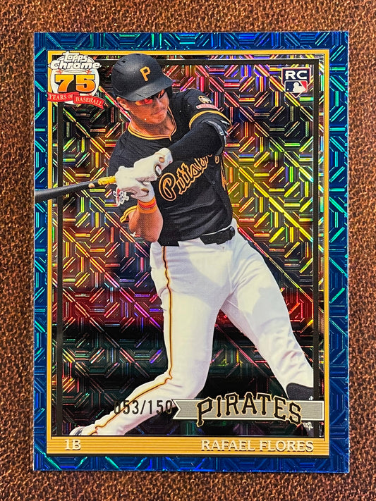 Rafael Flores - 2026 Topps Series 2 - BLUE Rookie MOJO /159 - Pirates