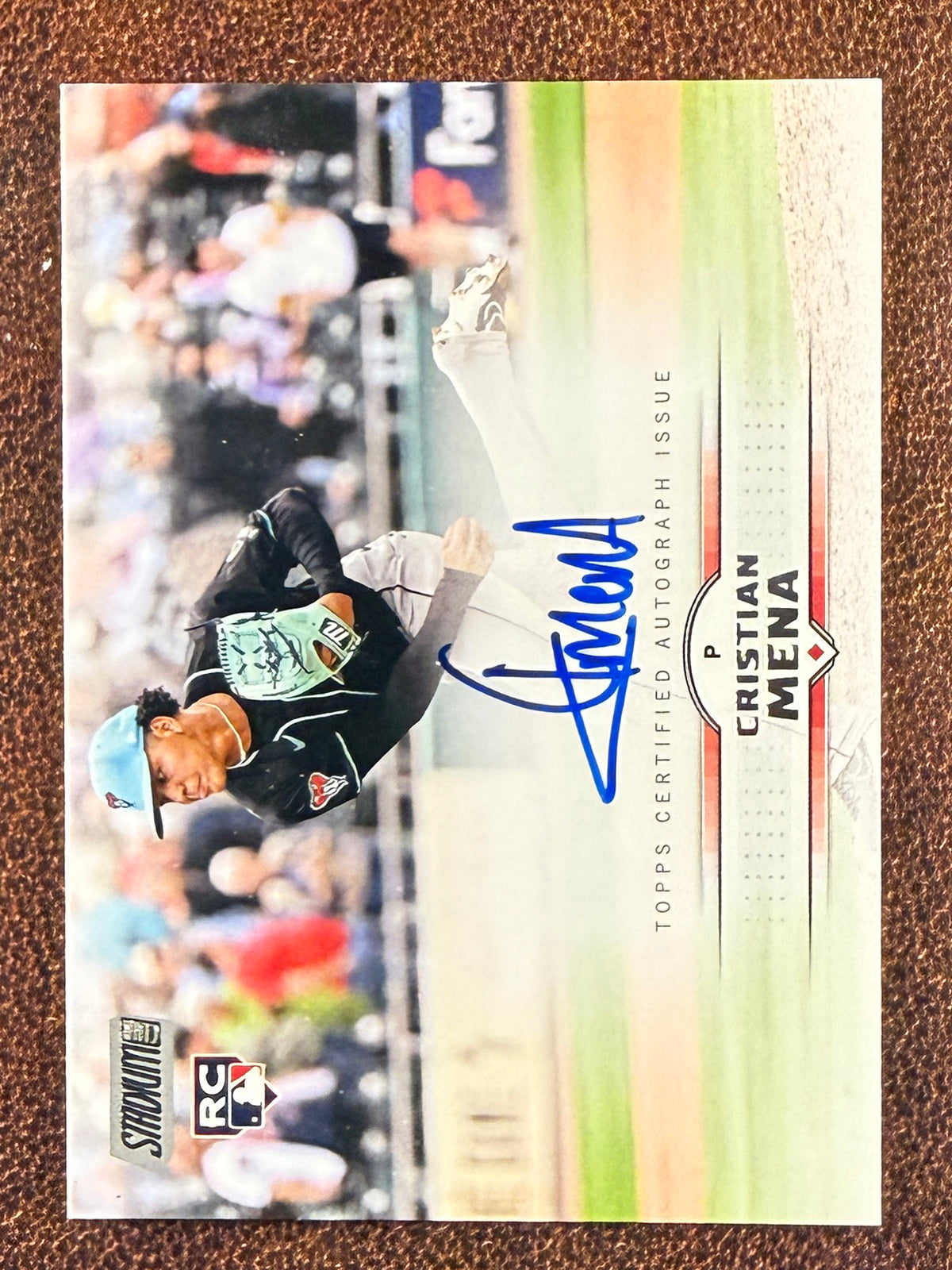 Cristian Mena - 2025 Topps Stadium Club - Rookie AUTO - Diamondbacks