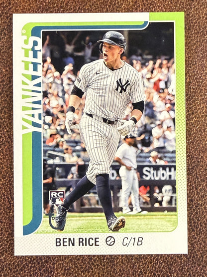 Ben Rice - 2025 Topps Series 1 - Vintage Stock /99 - Yankees