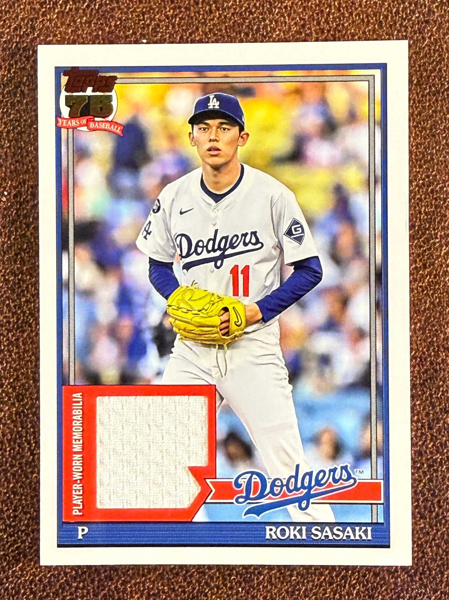 Roki Sasaki - 2026 Topps Series 1 - 1991 RELIC - Dodgers