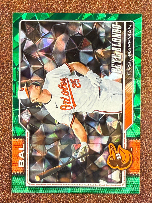 Pete Alonso - 2026 Topps Series 2 - GREEN Diamante /99 - Orioles