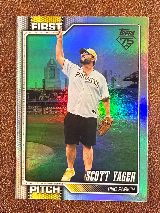 Scott Yager - 2026 Topps Series 2 - First Pitch Rainbow Foil - Pirates