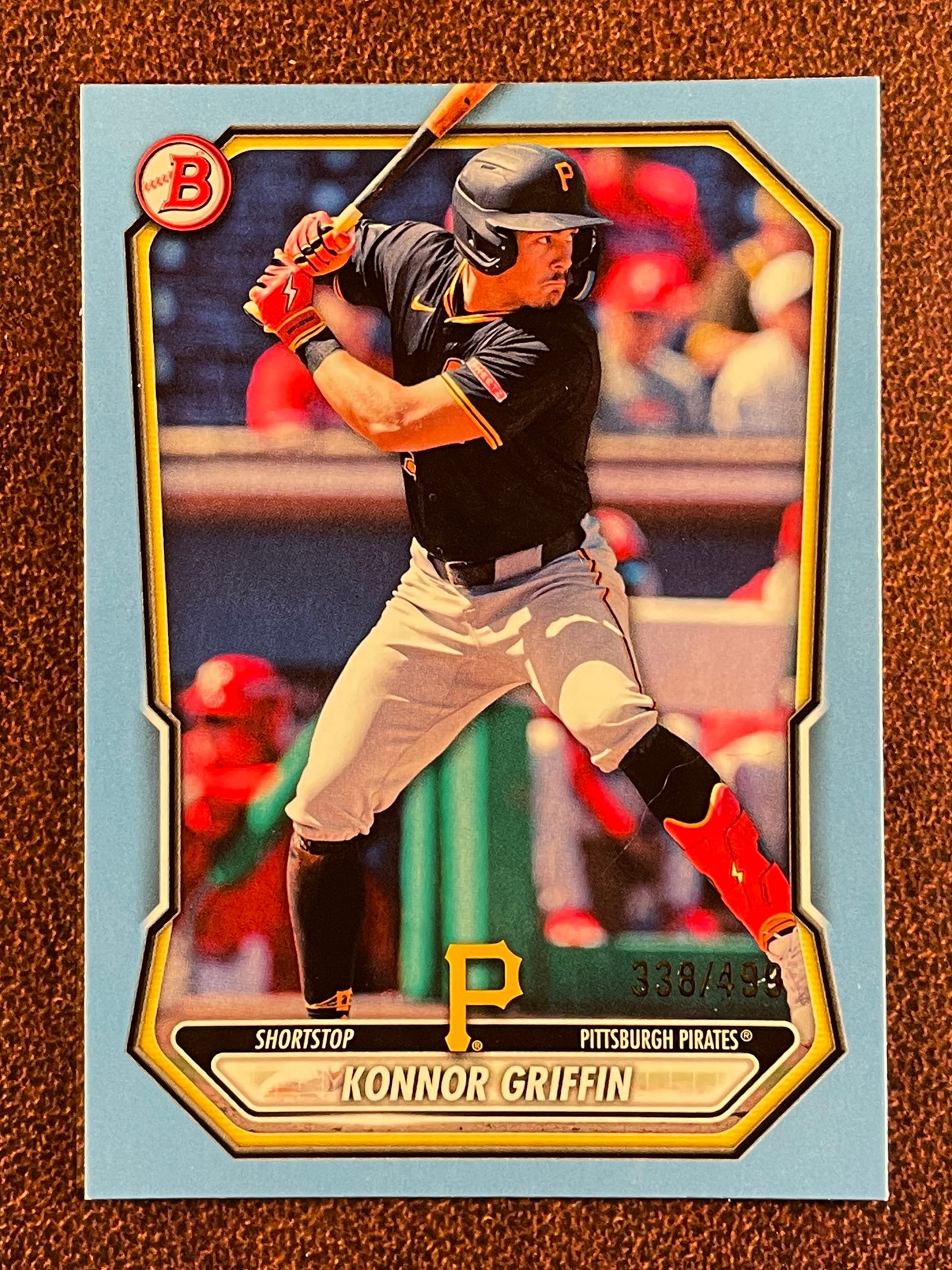 Konnor Griffin - 2026 Bowman - SKY BLUE Paper /499 - Pirates