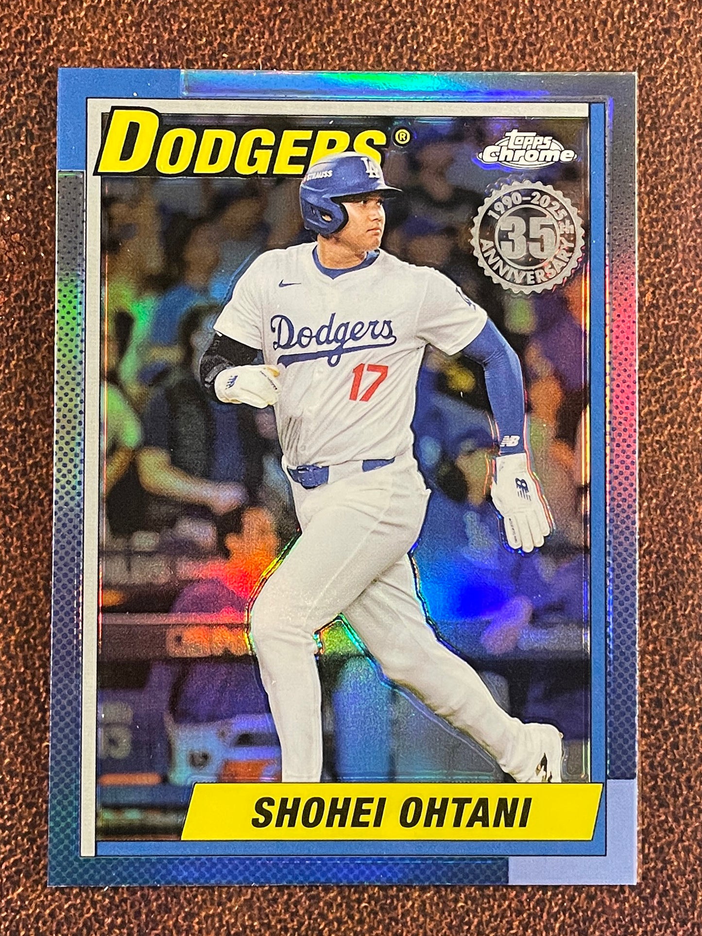 Shohei Ohtani - 2025 Topps Chrome - 1990 Refractor - Dodgers