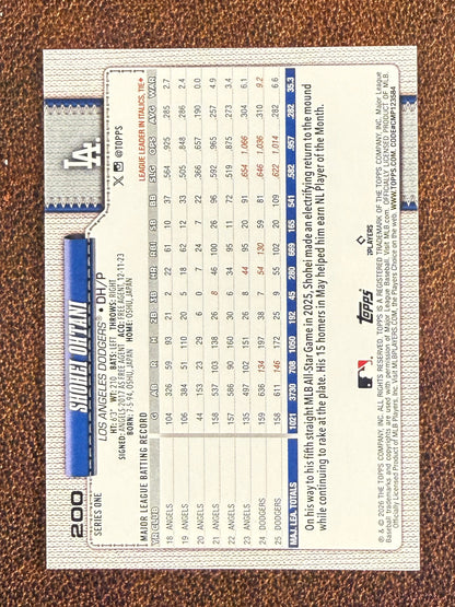 Shohei Ohtani - 2026 Topps Series 1 - Walk This Way SSP - Dodgers