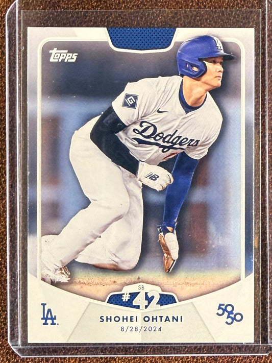 Shohei Ohtani - 2024 Topps 50/50 - SB #42 Base - Dodgers