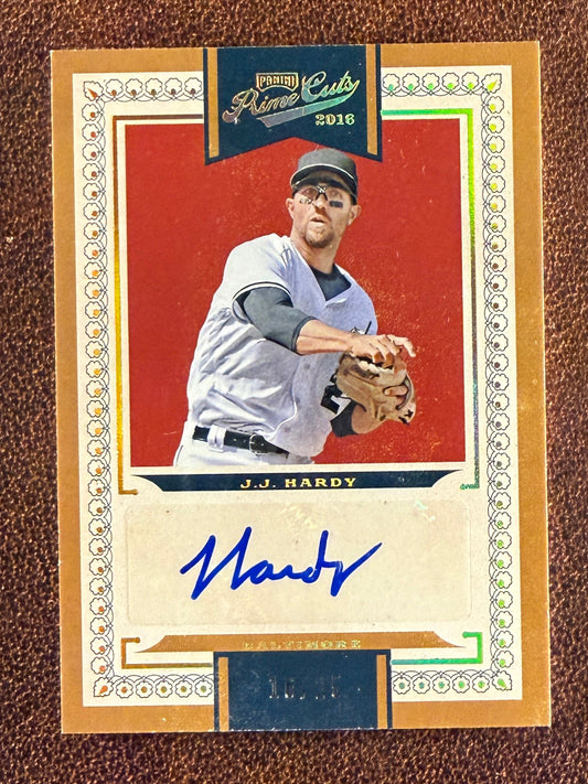 JJ Hardy - 2016 Panini Prime Cuts - AUTO /25 - Orioles