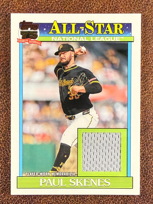 Paul Skenes - 2026 Topps Series 2 - 1991 All Star RELIC - Pirates