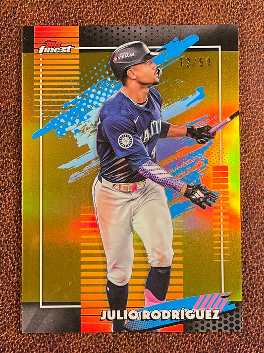 Julio Rodriguez - 2026  Topps Finest - GOLD Uncommon /50 - Mariners