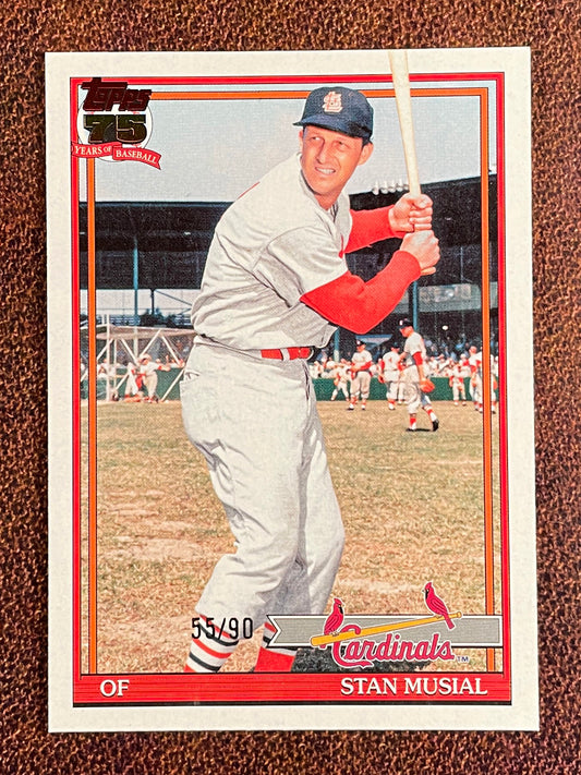 Stan Musial - 2026 Topps Series 2 - "The Real One" /90 - Cardinals
