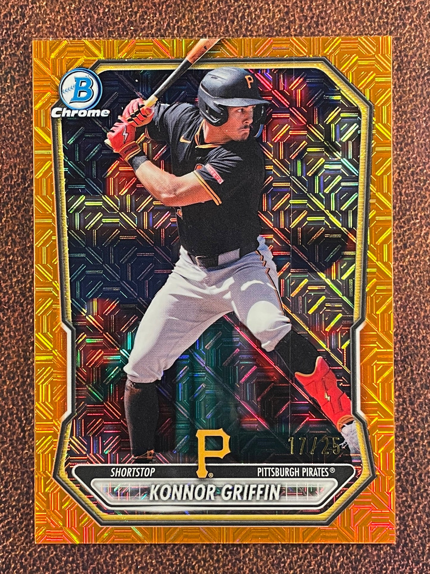 Konnor Griffin - 2026 Bowman - ORANGE MOJO /25 - Pirates