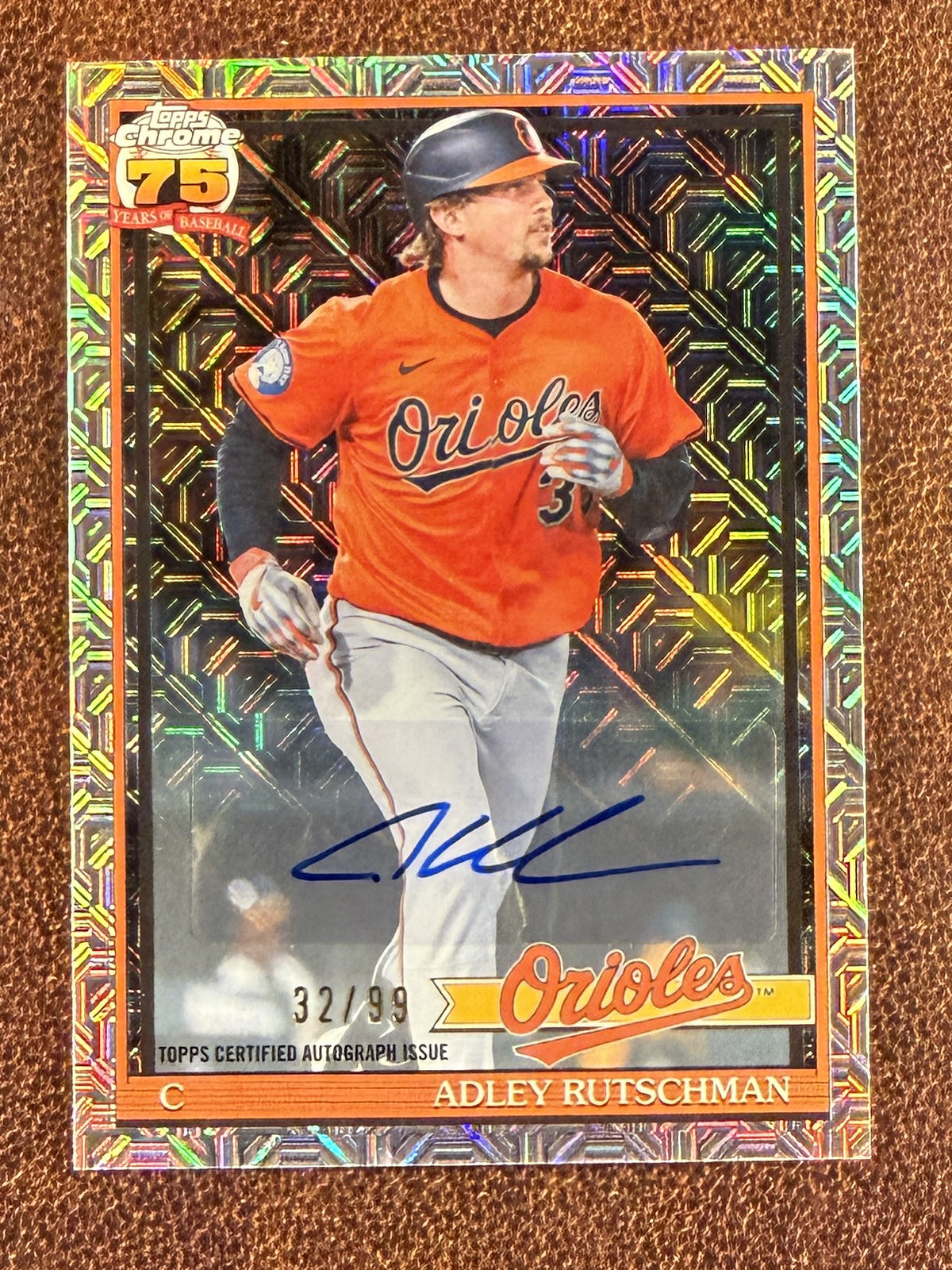 Adley Rutschman - 2026 Topps Series 2 - 1991 MOJO AUTO /99 (*Edge Whiting on Back*) - Orioles