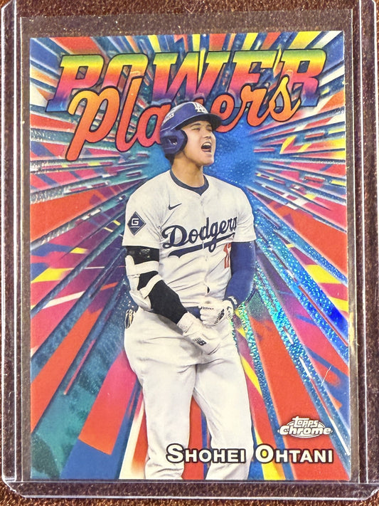 Shohei Ohtani - 2025 Topps Chrome - Power Players - Dodgers