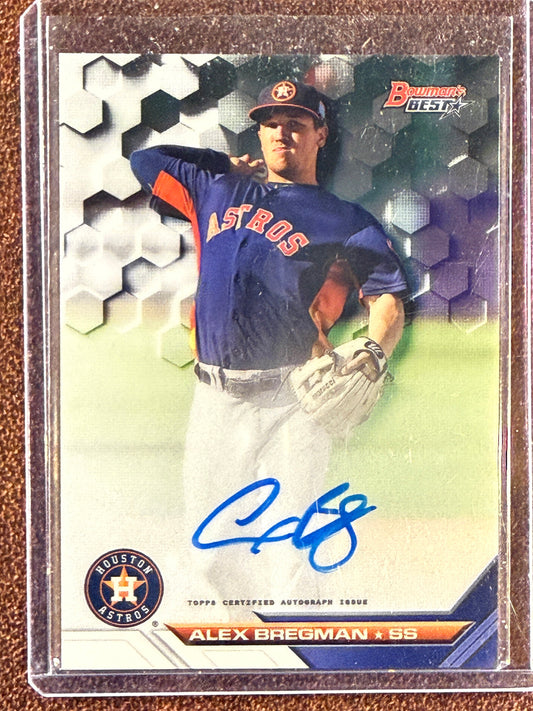 Alex Bregman - 2016 Bowmans Best - Prospect AUTO - Astros