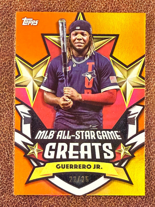 Vladimir Guerrero Jr. - 2025 Topps All Star Game - ORANGE /25 - Blue Jays
