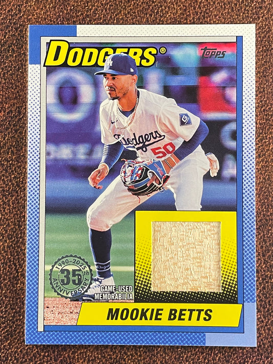 Mookie Betts - 2025 Topps Series 1 - 1990 RELIC - Dodgers