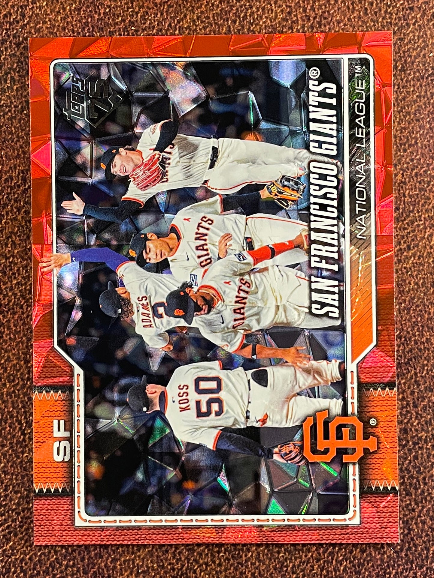 Team Card - 2026 Topps Series 2 - RED Diamante /5 - Giants